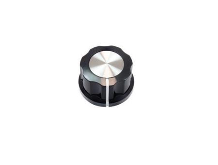 ACCKIS2012NLD6 Vishay 20mm Black Potentiometer Knob for 6mm Shaft Round Shaft,