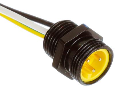 1300130222 TE Connectivity Industrial Circular Connectors, 3 Contacts, Cable Mount, Miniature Connector, Plug, Male, IP67, 130013