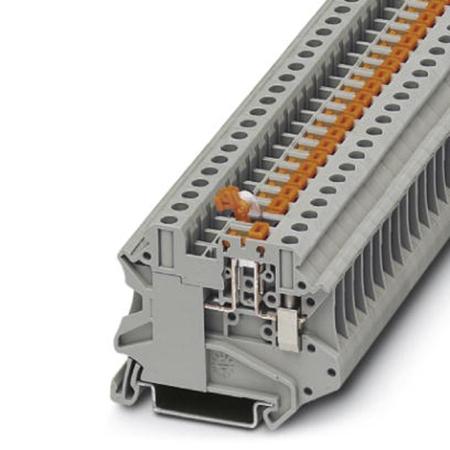 3046171 Phoenix Contact  UT 4-MT-P/P Series Grey, 0.14 → 6mm², Single-Level, Screw Termination