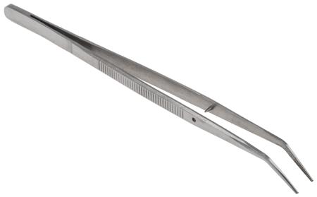 545-187 RS PRO 150 mm, Stainless Steel, Serrated, Tweezers
