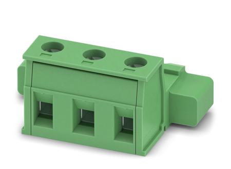 1849891 Phoenix Contact, 7.62mm Pitch, GIC 2.5/ 3-STGF-7.62, 3 Way, , Pluggable Terminal Block, Inverted Plug, Cable Mount,