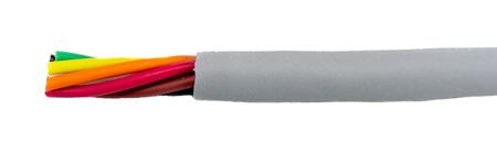 78016 SL005 Alpha Wire Ecogen Ecocable Mini Control Cable, 6 Cores, 0.15 mm² 26 AWG, Unscreened, 30 m, Grey Modified Polyphenylene