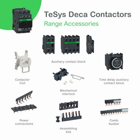 LC1D09BL Tesys D LC1D 3 Pole Contactor, 9 A, 4 kW, 24 V dc Coil