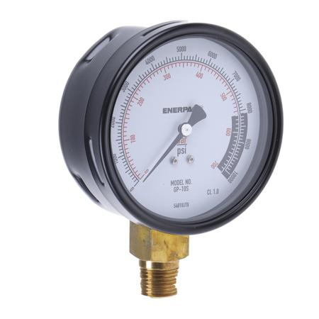 GP10S Enerpac  Analogue Positive Pressure Gauge Hydraulic 700bar, Connection Size G 1/2