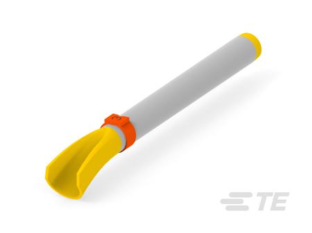 1-1768039-2 TE Connectivity Agastat 7000 Snap On Cable Markers, Orange, Pre-printed "3", 3.25 – 4.5mm Cable, for Printed Markers,