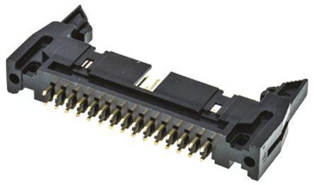 T816130A1S101CEU Amphenol T816, 2.54mm Pitch, 30 Way, 2 Row, Straight PCB Header, Through Hole