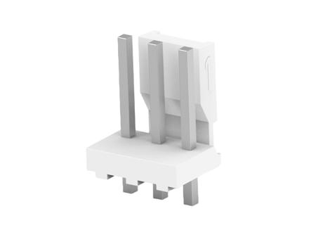 3-644611-3 TE Connectivity MTA 156 Series Vertical Board Mount PCB Header, 3 Contact(s), 3.96mm Pitch, 1 Row(s), Shrouded