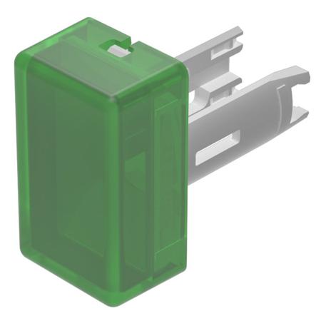 18-942.5 Indicator Lens Rectangle Style, Green, 12.5 Long