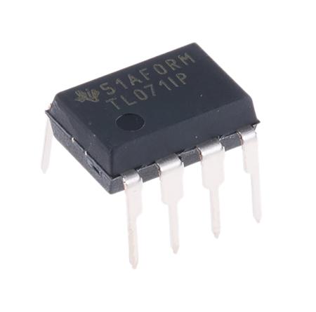 TL071IP  Texas Instruments, Operational Amplifier, 3 MHz, 8-Pin 15 V PDIP