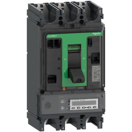 C63V36E630 Schneider Electric, ComPacT MCCB 3P 630A, Fixed Mount