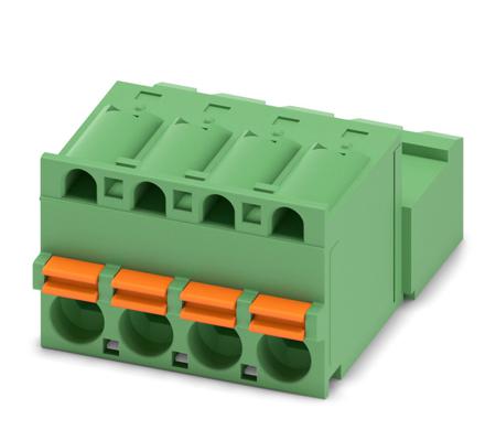 1873375 Phoenix Contact, 5.08mm Pitch, FKIC 2.5/ 4-ST-5.08, 4 Way, , Pluggable Terminal Block, Inverted Plug, Cable Mount,