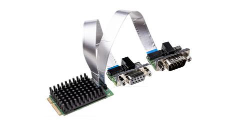 CIFX 90E-2DP\CO\ET\F+ML Hilscher 2 Port Mini PCI Express D-sub, 9 Pin Serial Card