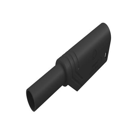 934099700 Hirschmann Test & Measurement Black Male Banana Connector, 4 mm Connector, Screw Termination, 24A, 1kV, Gold Plating