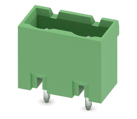 1766770 Phoenix Contact, 7.62mm Pitch, GMSTBVA 2.5/ 2-G-7.62, 2 Way, , Pluggable Terminal Block, Header, Through Hole, Solder