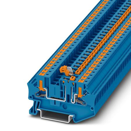 1088740 Phoenix Contact  PTV Series Blue, Push In Termination