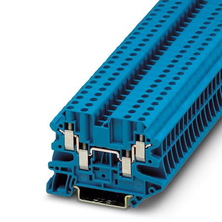 3044584 Phoenix Contact  UT 4 Series Blue, 0.14 → 6mm², Screw Termination, ATEX, IECEx