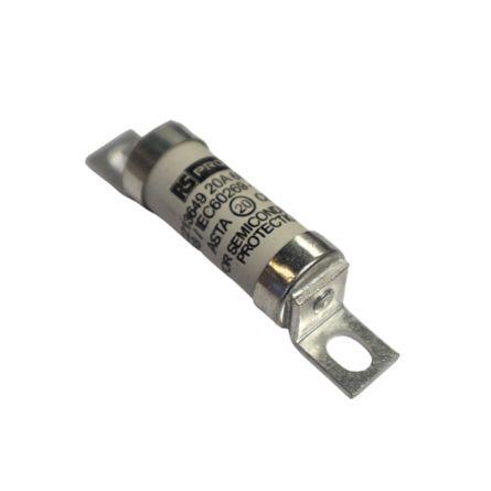 221-3650 RS PRO 20A Bolted Tag Fuse, 350 V dc, 690 V ac, 63.5mm