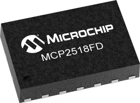 MCP2518FDT-H/QBB Microchip , CAN Controller 8Mbps, 14-Pin VDFN