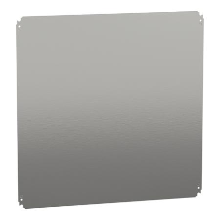 NSYMM88 Schneider Electric PanelSeT Series Metal Mounting Plate, 750mm H, 3mm W, 750mm L for Use with Spacial CRN Enclosure