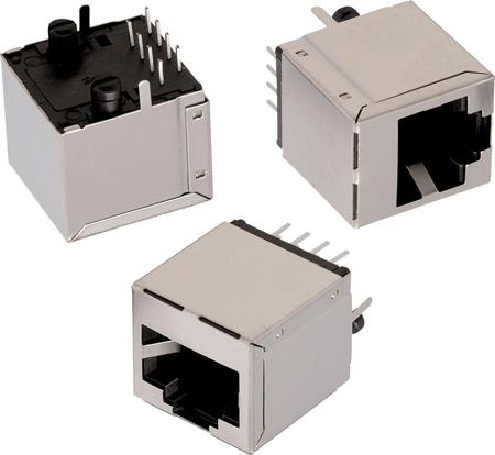 615008140421 Wurth Elektronik WR-MJ Series Female RJ45 Connector, Through Hole, UTP Shield Straight