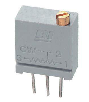 67WR500LF 500Ω, Through Hole Trimmer Potentiometer 0.5W Top Adjust TT ElectronicsBI, 67