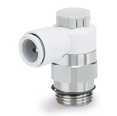 AS2211F-U01-04 SMC AS Series Series Threaded, Tube Flow Controller, 1/8 in Female Inlet Port, 4mm Tube Inlet Port x 1/8 in Female