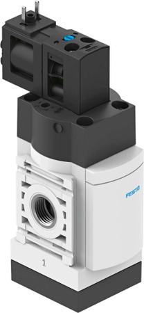 MS4-EE-1-4-V24-B Festo 3/2-way, Closed, Monostable Pneumatic Solenoid Valve - Pilot G 1/4 MS Series, 8091771