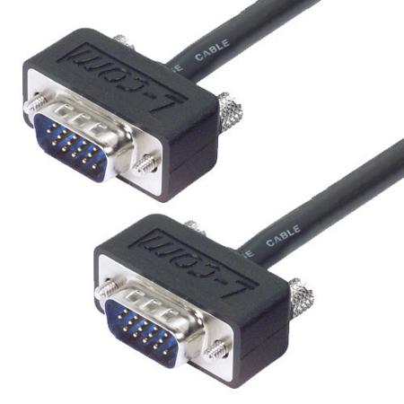 CTL3VGAMM-10T L-Com Male 15 Pin D-sub to Male 15 Pin D-sub SVGA Cable, 10ft Black