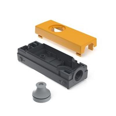1.20.810.409/0000 RAFI Yellow E-BOX MODULAR Enclosure - 22.3mm Diameter