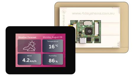 gen4-RP2350-35CT-CLB 4D Systems  TFT TFT LCD Display / Touch Screen, 3.5in HVGA, 320 x 480pixels