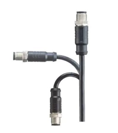 M12A-05BFFM-SL8N02 Amphenol Industrial Male 5 way M12 to Sensor Actuator Cable, 2 m