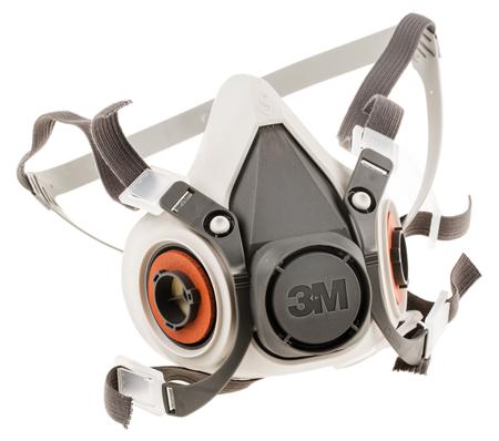 6100 3M 6000 Series Half-Type Mask Respirator, Size Small