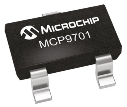 MCP9701T-E/TT Microchip Voltage Temperature Sensor, Voltage Output, Surface Mount, Analogue, ±4°C, 3 Pins