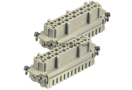 09330242726 HARTING Heavy Duty Power Connector Insert, 16A, Female, Han ES Series, 48 Contacts