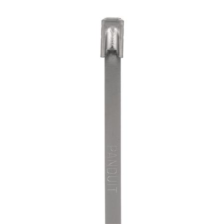 MLT4S-CP Panduit Cable Tie, , 360mm x 5 mm, Steel 304 Stainless Steel, Pk-100units