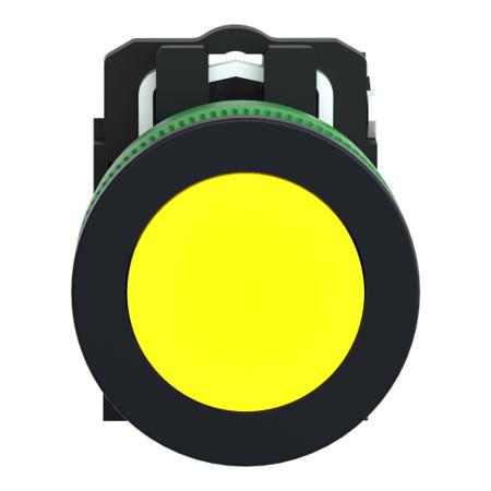 XB5FA51 FLUSH MOUNT YELLOW PUSHBUTTON 1NO