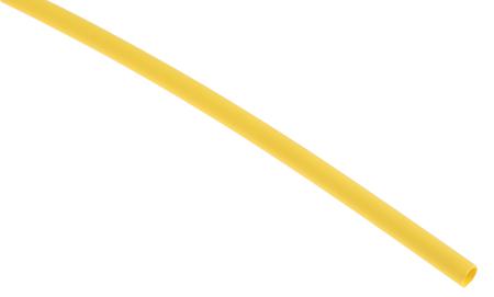 399-495 RS Pro Yellow 2:1, Heat Shrink Tubing 2.4mm Sleeve Dia. x 1.2m Length