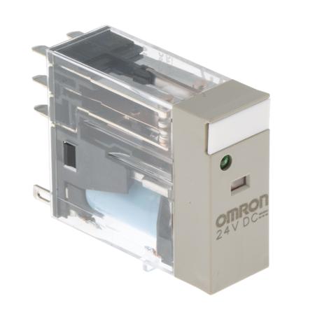 G2R-2-SN 24VDC (S) Omron Plug In Power Relay, 24V dc Coil, 5A Switching Current, DPDT