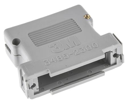 3485-2300F 3M 3485 Series PBT D Sub Backshell, 25 Way
