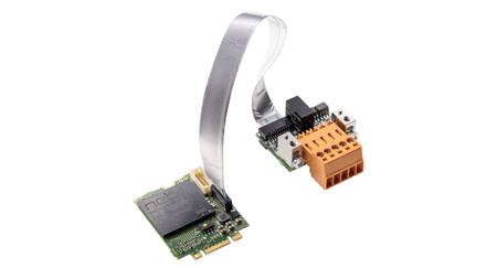 CIFX M3042100BM-DN\F+ML Hilscher 1 PCI Express M.2 5 Pin COMBICON Serial Card