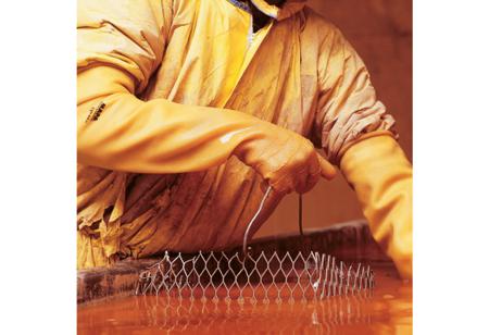 34285019 Mapa ALTO 285 Beige Latex Chemical Resistant Work Gloves, Size 9, Latex Coating