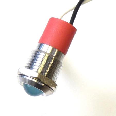 PL12SL153 CML Innovative Technologies PL12SL Series Blue Panel LED, 24V, 12mm Mounting Hole Size, Lead Wires Termination, IP67