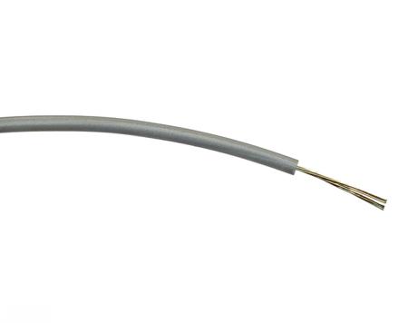 267-5855 Grey 0.22 mm² Hook Up Wire, 7/0.2 mm, 100m, PVC Insulation