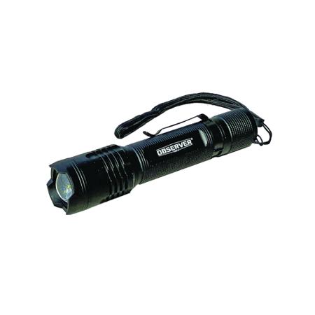 OBS-FL2  LED Pocket LED Torch Black - Rechargeable 1000 lm, 135 mm