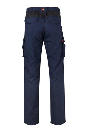 103011B_61-00_L Velilla 103011B Black/Navy 35% Cotton, 65% Polyester Stretchy Trousers 41in, 105cm Waist