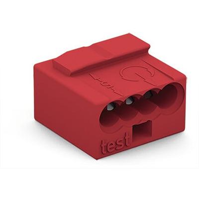 243-804-1 WAGO 243 Series Connector, 4-Way, 6A, 22 → 18 AWG Wire, Push Wire Termination