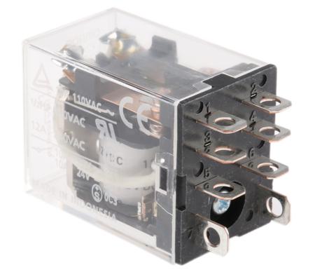 LY2-DC12 Omron Plug In Power Relay, 12V dc Coil, 10A Switching Current, DPDT