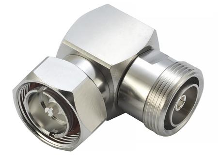 170-7000 RS Pro Cable Mount Right Angle 50Ω Bulkhead Fitting 7/16 Connector Plug, Solder Termination
