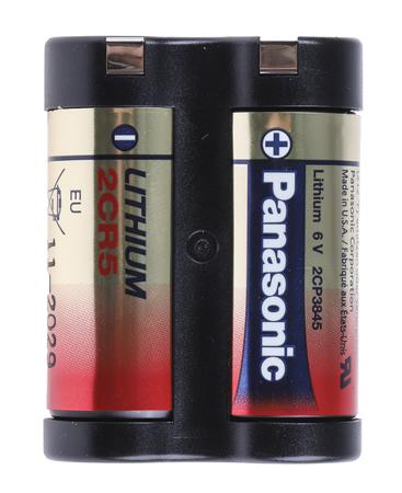 2CR-5MEP/1B Panasonic Lithium Manganese Dioxide 6V, 2CR5 Camera Battery