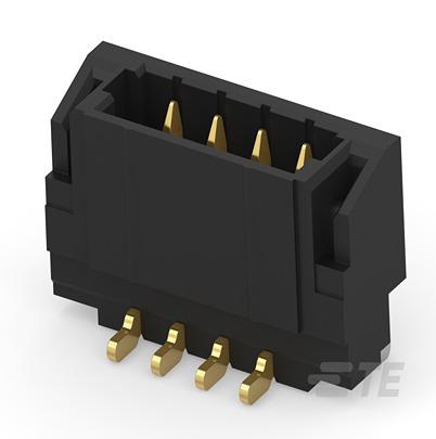 2483180-4 TE Connectivity 2483 Series Vertical Surface Mount PCB Header, 4 Contact(s), 0.8mm Pitch, 1 Row(s), Shrouded